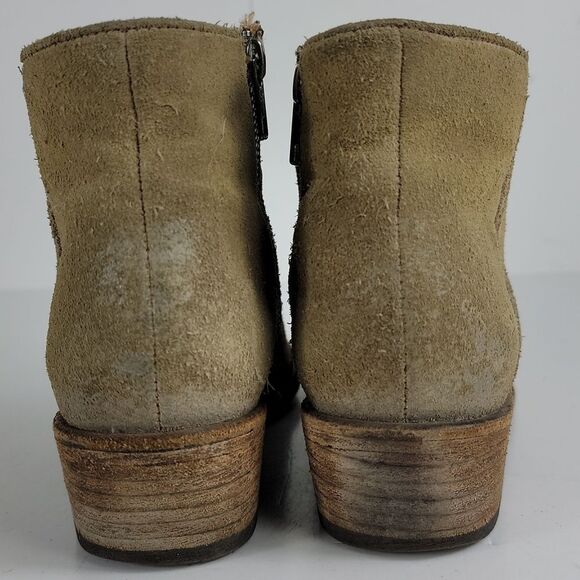 Frye Carson Piping Suede Leather Women's Booties - Picture 9 of 14